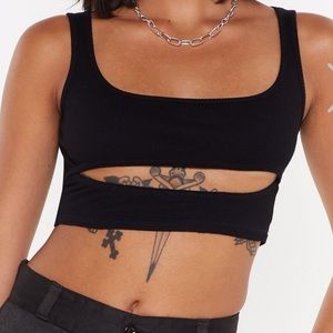 Nasty Gal Underboob Crop Top